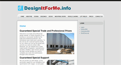 Desktop Screenshot of designitforme.info
